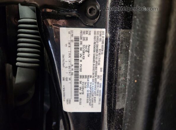 1FADP3FE0JL221847 2018 FORD FOCUS Black Widok komory silnika