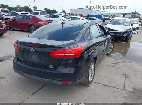1FADP3FE0JL229804 2018 FORD FOCUS Черный Задняя правая четверть