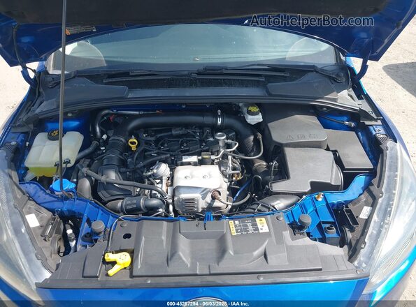 1FADP3FE0JL265704 2018 FORD FOCUS Blue Rear view