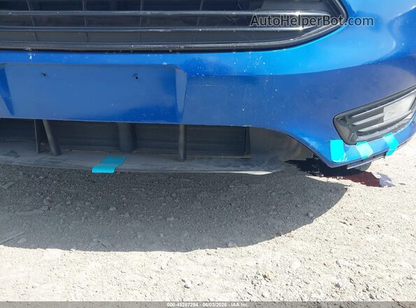 1FADP3FE0JL265704 2018 FORD FOCUS Blue Front view