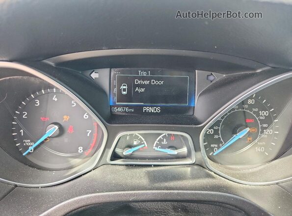 1FADP3FE1GL405302 2016 FORD FOCUS Silver Instrument cluster view