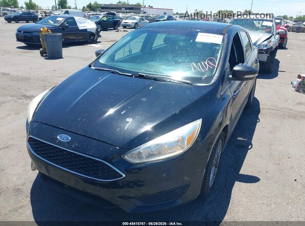 1FADP3FE1HL237565 2017 FORD FOCUS Black Передня ліва чверть
