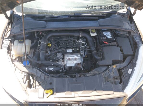 1FADP3FE1HL237565 2017 FORD FOCUS Black Вид ззаду