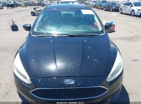 1FADP3FE1HL237565 2017 FORD FOCUS Black Вид спереду