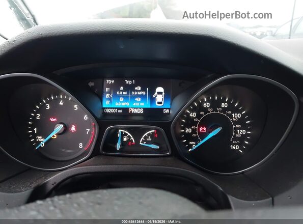 1FADP3FE1HL276494 2017 FORD FOCUS Silver Rear seats view