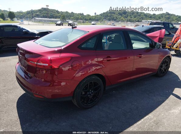 1FADP3FE2GL288510 2016 FORD FOCUS Red Rear right