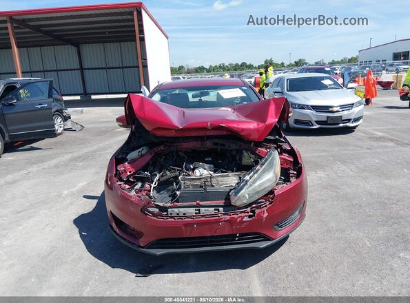 1FADP3FE2GL288510 2016 FORD FOCUS Red Front view