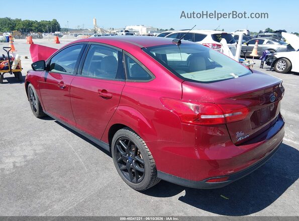 1FADP3FE2GL288510 2016 FORD FOCUS Red Rear left