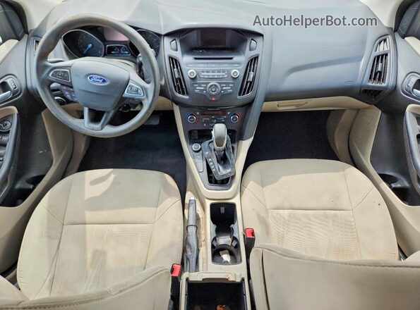 1FADP3FE2HL204784 2017 FORD FOCUS Silver Առջևի վահանակի տեսք