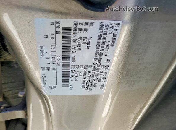 1FADP3FE2JL275456 2018 FORD FOCUS Gold VIN sticker view