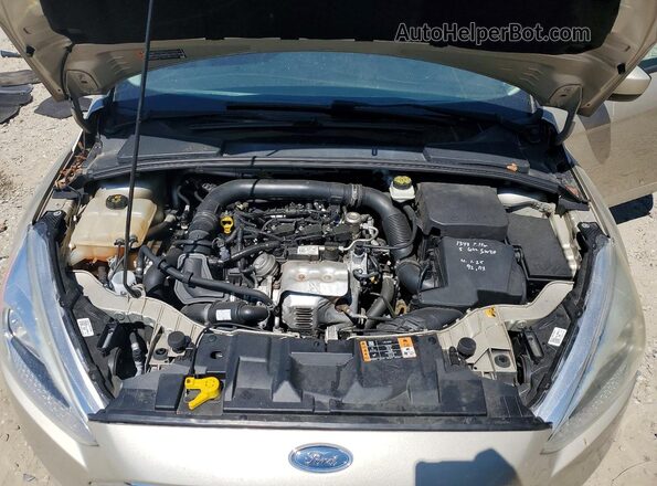 1FADP3FE2JL275456 2018 FORD FOCUS Gold Rear interior view
