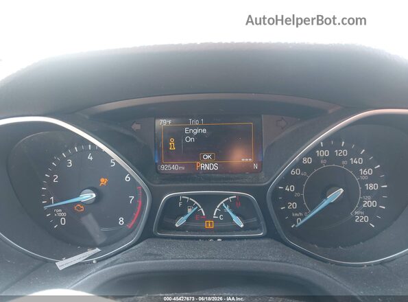 1FADP3FE4GL278125 2016 FORD FOCUS Black Вид задніх сидінь