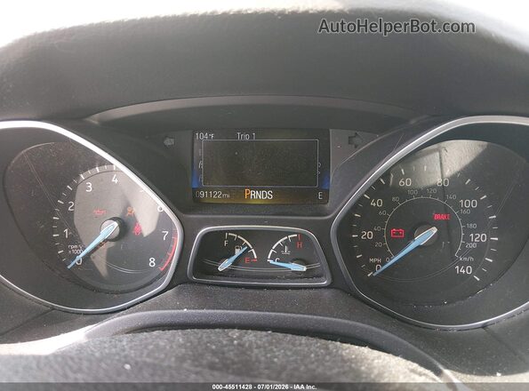 1FADP3FE5GL225675 2016 FORD FOCUS Серебряный Вид задних сидений