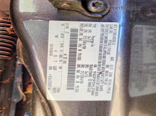 1FADP3FE6HL274966 2017 FORD FOCUS Gray ძრავის განყოფილების ხედი