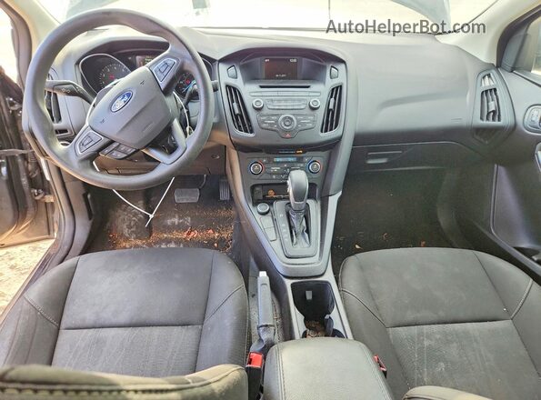 1FADP3FE6HL274966 2017 FORD FOCUS Gray წინა პანელის ხედი