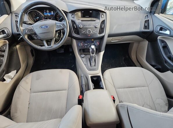 1FADP3FE7GL200065 2016 FORD FOCUS Blue Dashboard view