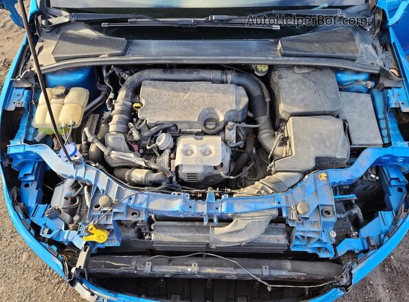1FADP3FE7GL200065 2016 FORD FOCUS Blue Rear interior view