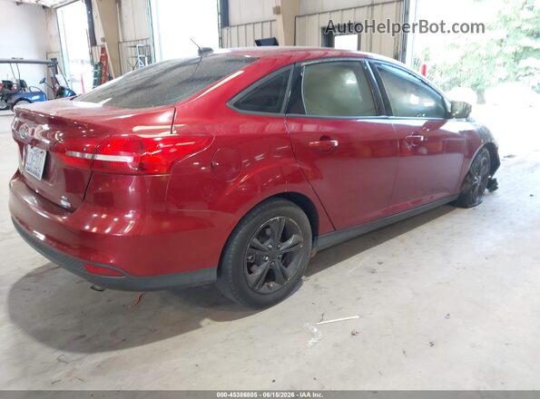 1FADP3FE7GL219263 2016 FORD FOCUS Burgundy Trasero derecho