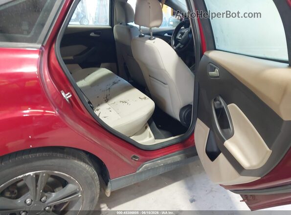 1FADP3FE7GL219263 2016 FORD FOCUS Burgundy Vista de la etiqueta del VIN