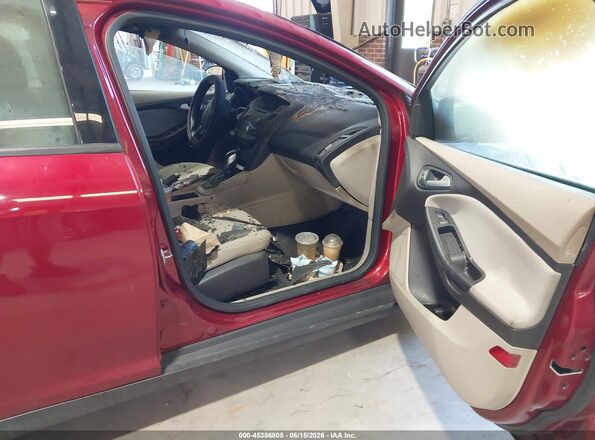 1FADP3FE7GL219263 2016 FORD FOCUS Burgundy Vista interior delantera