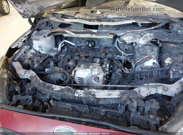 1FADP3FE7GL219263 2016 FORD FOCUS Burgundy Vista trasera