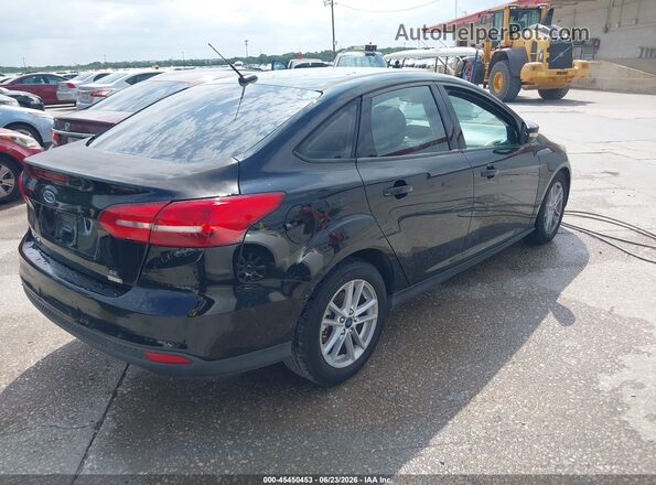 1FADP3FE7GL293430 2016 FORD FOCUS Black Rear right