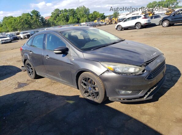 1FADP3FE7GL342593 2016 FORD FOCUS Charcoal Przód prawy