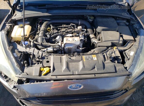 1FADP3FE7GL342593 2016 FORD FOCUS Charcoal Widok wnętrza z tyłu