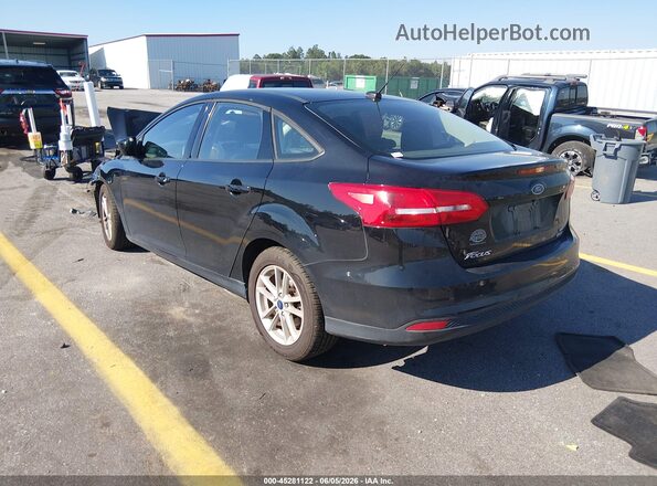 1FADP3FE7JL202177 2018 FORD FOCUS Black Trasero izquierdo