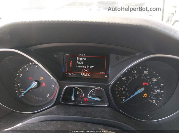 1FADP3FE7JL202177 2018 FORD FOCUS Black Vista de los asientos traseros
