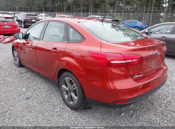 1FADP3FE7JL244977 2018 FORD FOCUS Red უკანა მარცხენა
