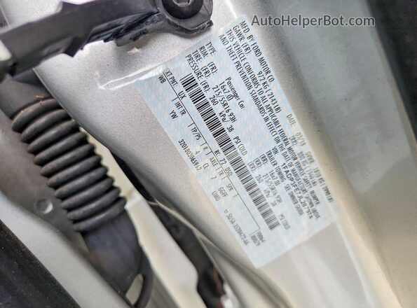 1FADP3FE7JL287974 2018 FORD FOCUS Серебряный Вид подкапотного пространства