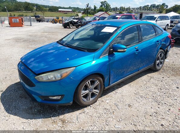 1FADP3FE8GL223984 2016 FORD FOCUS Blue Передня ліва чверть