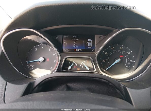 1FADP3FE8GL223984 2016 FORD FOCUS Blue Вид задніх сидінь