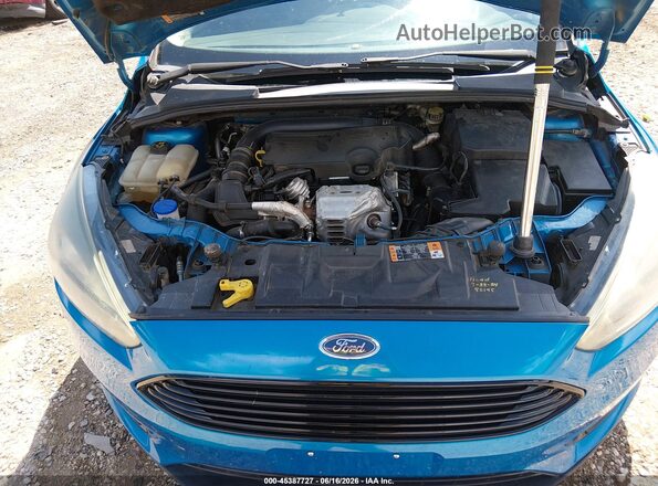 1FADP3FE8GL223984 2016 FORD FOCUS Blue Вид ззаду