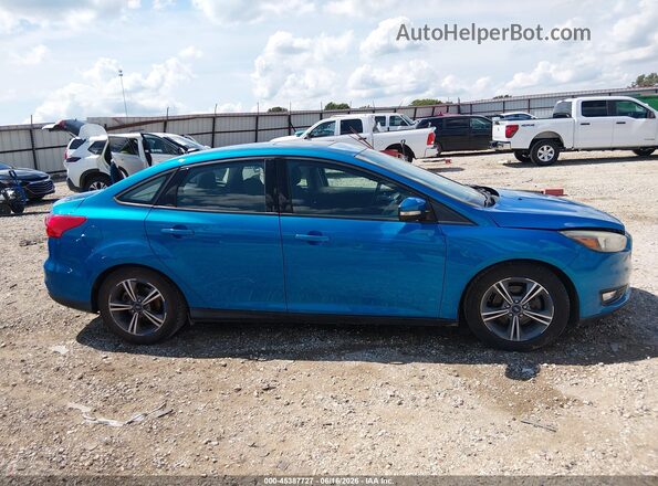 1FADP3FE8GL223984 2016 FORD FOCUS Blue Вид задньої частини салону