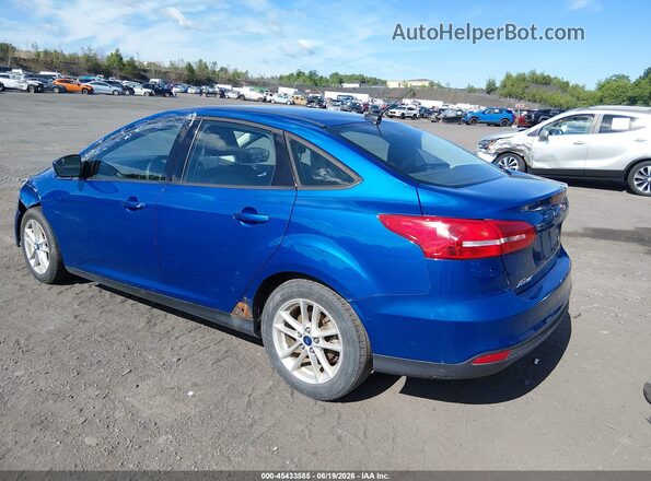 1FADP3FE8JL318648 2018 FORD FOCUS Blue Trasero izquierdo