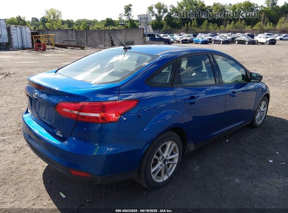 1FADP3FE8JL318648 2018 FORD FOCUS Blue Trasero derecho