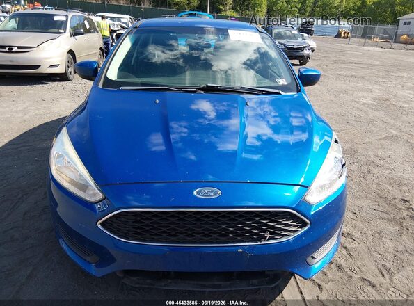 1FADP3FE8JL318648 2018 FORD FOCUS Blue Vista del cuadro de instrumentos