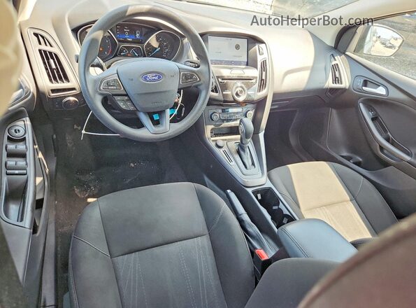 1FADP3H20JL229935 2018 FORD FOCUS Gray Widok deski rozdzielczej