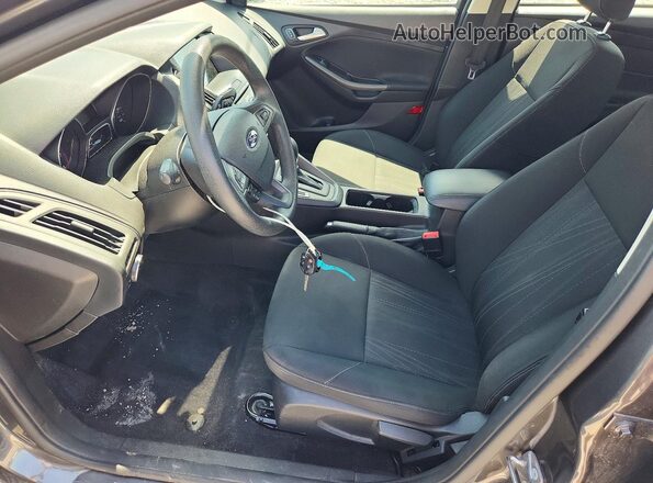 1FADP3H20JL229935 2018 FORD FOCUS Gray Widok wnętrza z przodu
