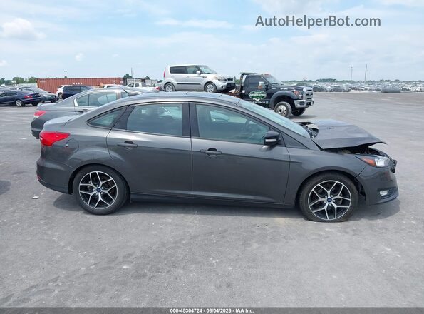 1FADP3H21JL260434 2018 FORD FOCUS Gray Widok wnętrza z tyłu