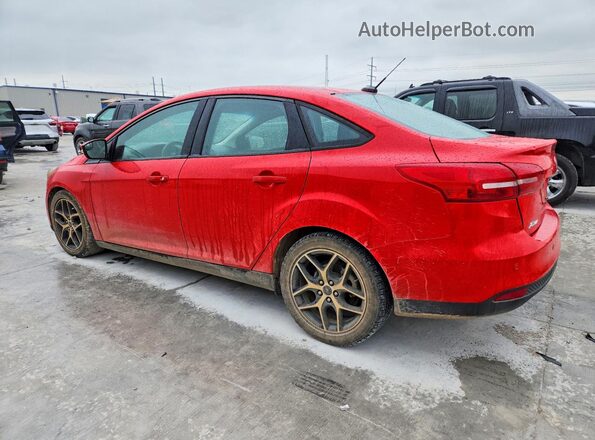 1FADP3H22HL265152 2017 FORD FOCUS Red Trasero izquierdo