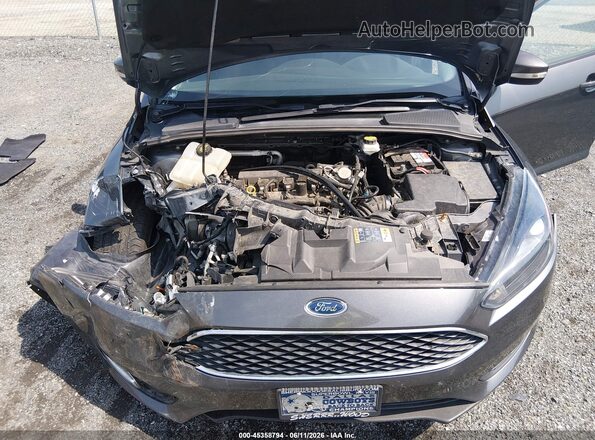 1FADP3H24HL262690 2017 FORD FOCUS Серый Вид сзади