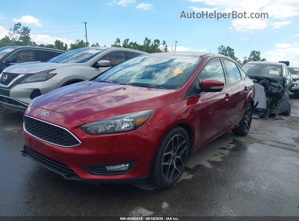1FADP3H24HL295351 2017 FORD FOCUS Красный Передняя левая четверть