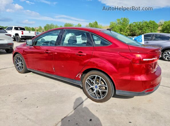 1FADP3H24HL318546 2017 FORD FOCUS Red Задня ліва чверть
