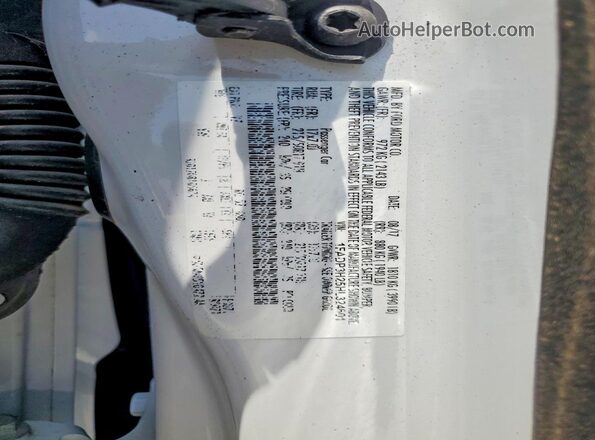 1FADP3H25HL324601 2017 FORD FOCUS White Vista del compartimento del motor