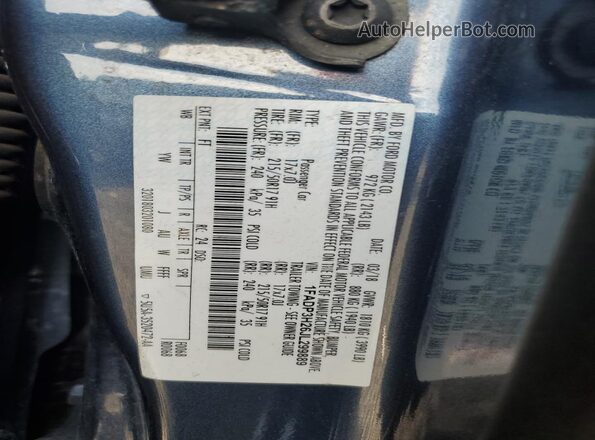 1FADP3H26JL299889 2018 FORD FOCUS Синий 