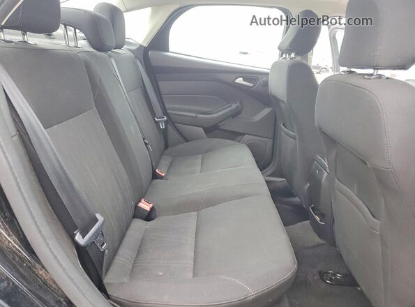 1FADP3H27HL248413 2017 FORD FOCUS Black Rear seats view