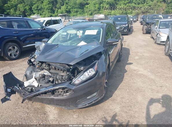 1FADP3H27JL283779 2018 FORD FOCUS Gray Przód lewy